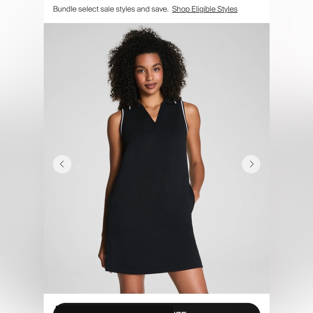 SPANX AirEssentials® Pique
Polo Tank Dress | Very Black